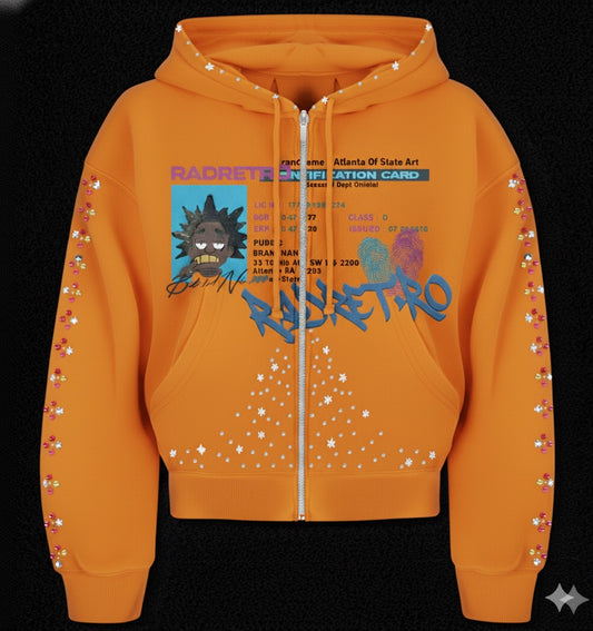 The ID Check Studded Zipper Hoodie