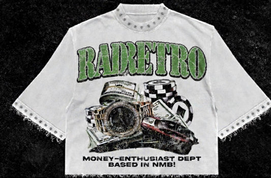 RADRETRO - Money Enthusiast Dept. Varsity Tee"