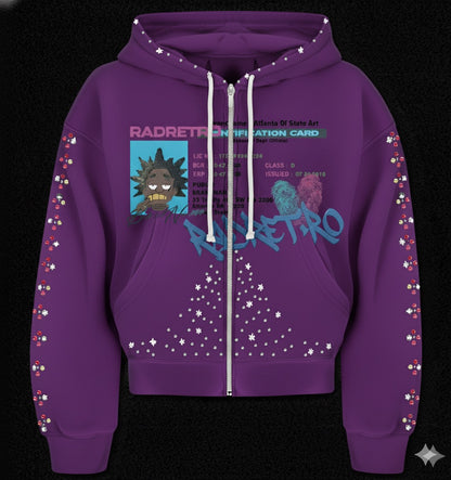 The ID Check Studded Zipper Hoodie