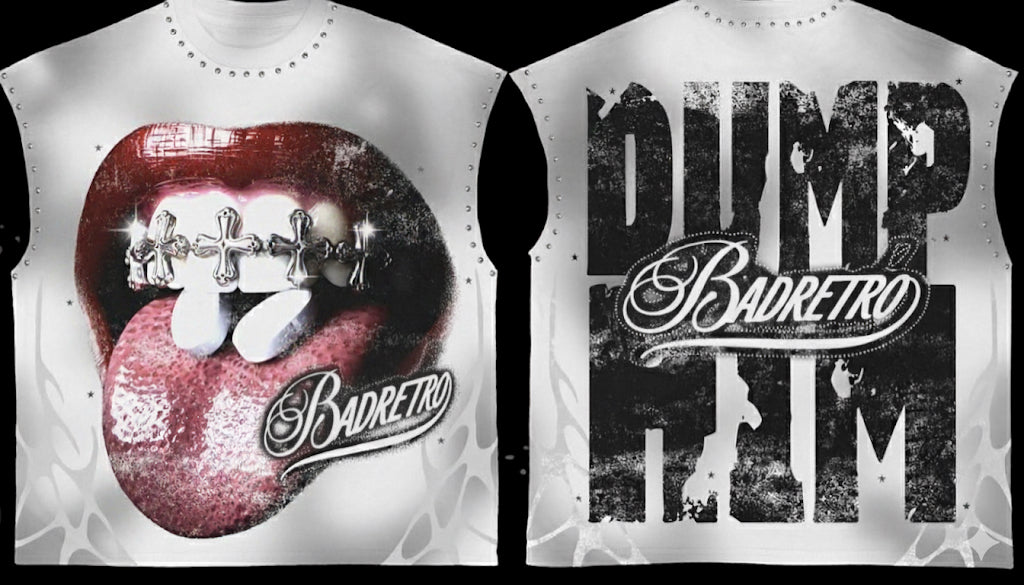RADRETRO - Dump Him Studded Sleeveless Tee"